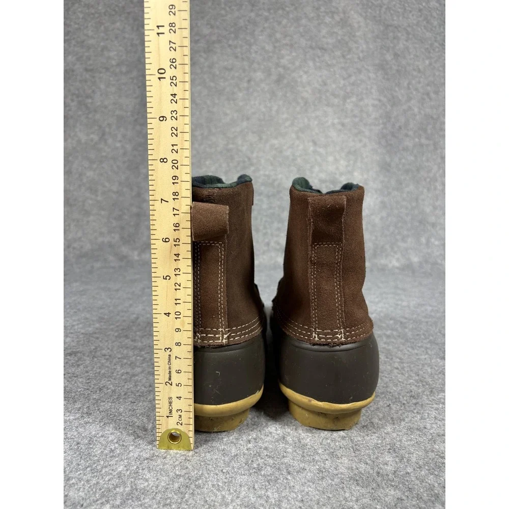 RedHead ASC II Duck Boots 9 Brown Front Zip Thinsulate Waterproof Leather